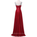 Grace Karin sans manches en perles et sequins Robes de soirée formidables de conception rouge CL6272